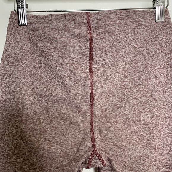 Alo Yoga High Waisted Mauve Alosoft Flow Bike Shorts Womens Small - Picture 2 of 13